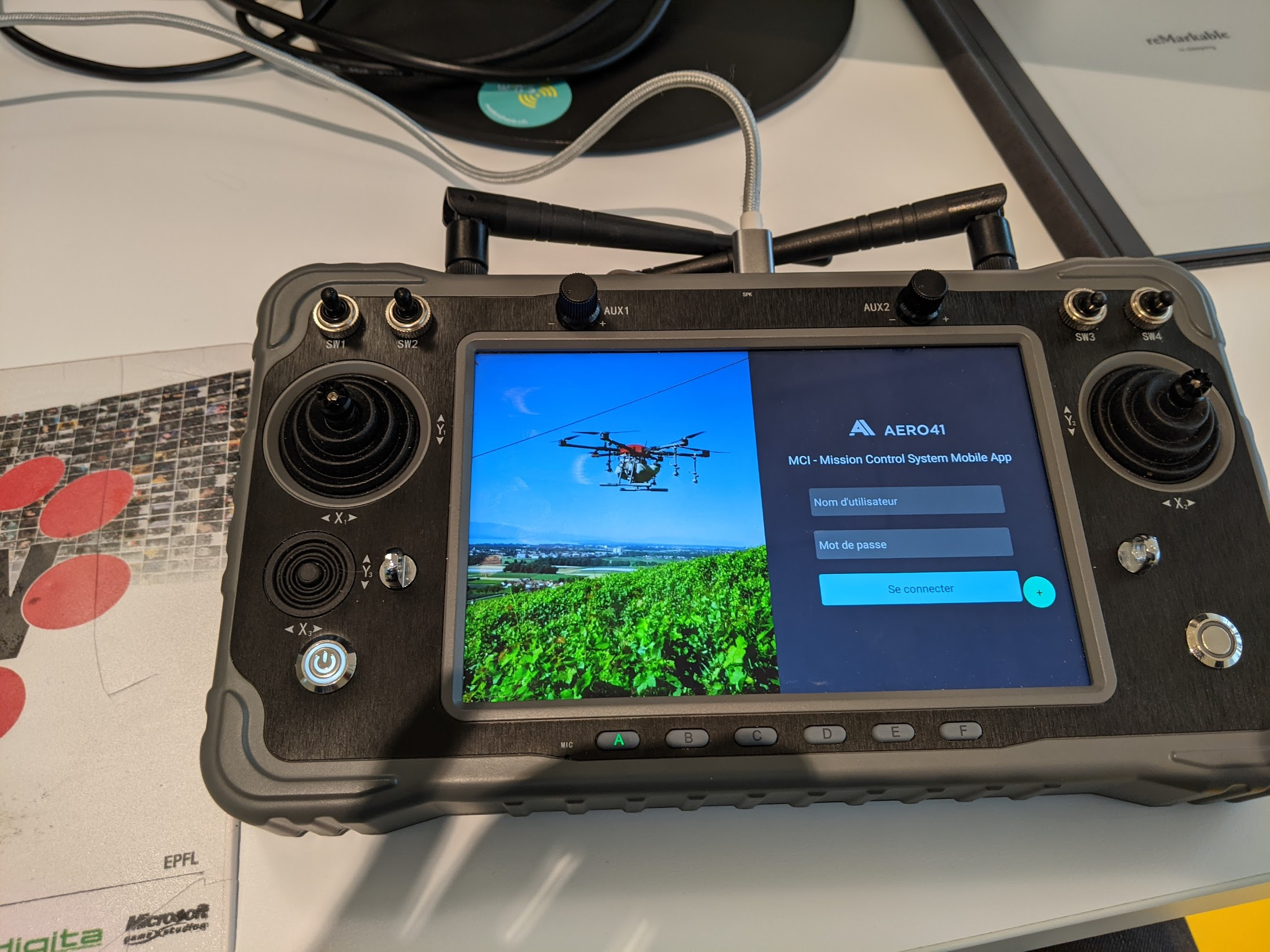 Interface caméra de drone Aero41